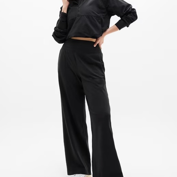 Athleta Women's Black Venice High Rise Wide Leg Pant Size XXS - Picture 1 of 10